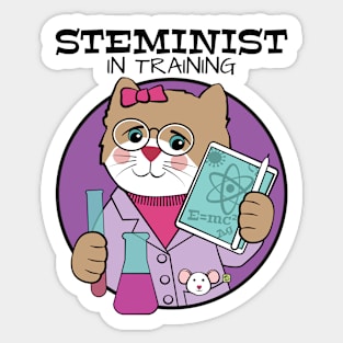 STEMinist in Training Sticker